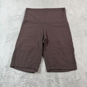 Aritzia TNA Butter Atmosphere Bike Shorts Womens Small Brown High Rise